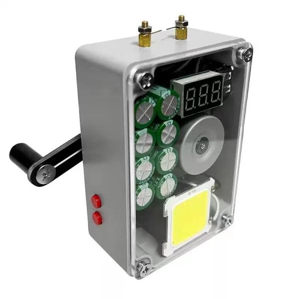 Buy cheap Hand Generator Box Emergency Power Bank USB Phone Charger Lighter Manual Power Supply Ignition from wholesalers