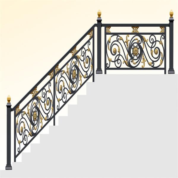 Buy cheap Hotel House Modular Metal Exterior Stair Handrail Balcony Residential OEM from wholesalers
