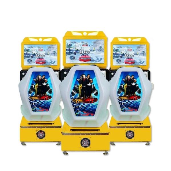 Buy cheap Upgrade Your Gaming Experience with Our Metal Acrylic Plastic Racing Game Machine from wholesalers