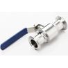 Buy cheap S/S 304 /316 Manual Tri Clamp Ball Valve , SS304 Two Way Stainless Steel Ball Valve from wholesalers