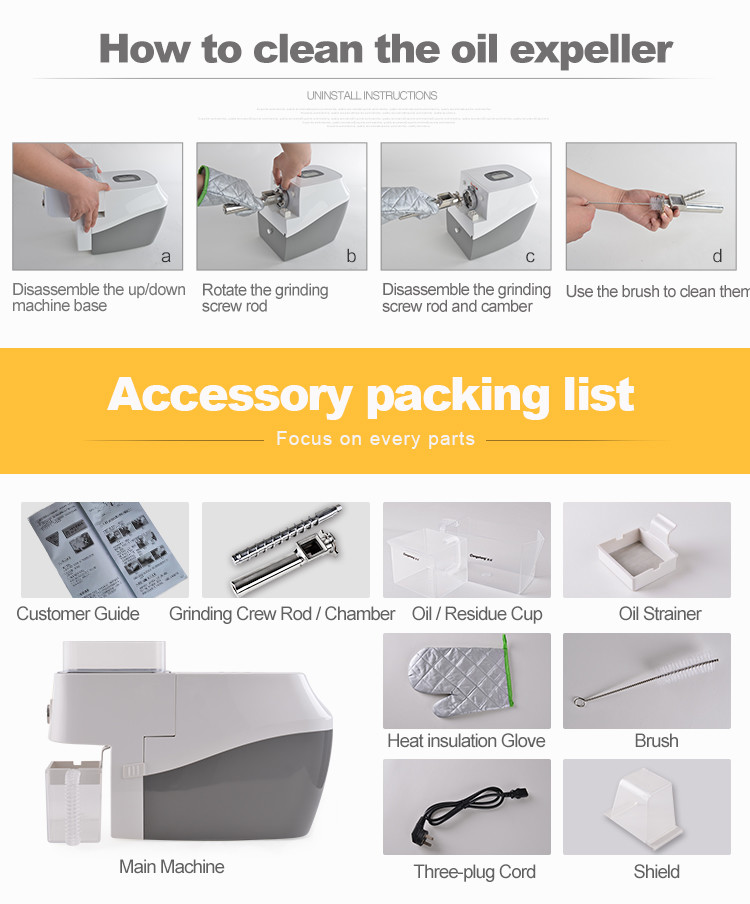 Popular selling cold press oil machine and mini oil press machine in China supplier