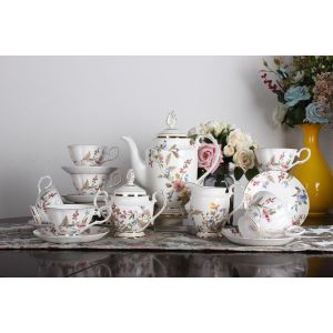 Buy cheap Lead free 220cc Bone China Cappuccino Coffee Cup Sets from wholesalers