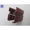 Buy cheap Double Glass Wood Grain Aluminum Profile , Aluminium Trim Profiles For Folding Doors from wholesalers