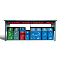 Buy cheap Waste Bin Recycling Large Capacity Outdoor Plastic Trash 8-classified garbage product