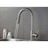 Buy cheap Pull Down Flexible Brushed Nickel Kitchen Faucet 10 - 90 Degree Working Temp ROVATE from wholesalers