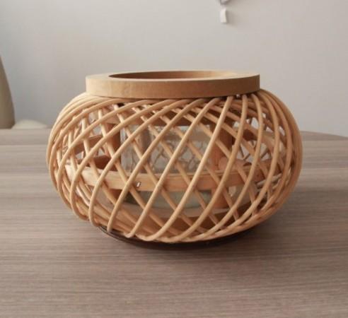 Buy cheap Hot Sale Led Lantern Indoor And Outdoor Decoration Natural Handmade Rattan Weave Candle Holder from wholesalers