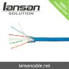 Buy cheap Al Foil 0.57mm Conductor HDPE Insulation Cat6a FTP Cable from wholesalers