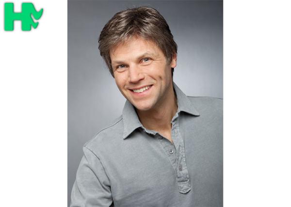 Buy cheap Father’s Day Gift Synthetic Men Short Hair Wigs With Side Bang , Men Hair Wig from wholesalers
