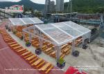 15x15m Transparent Event Tents , Clear Roof Tents for 300~500 People Outdoor