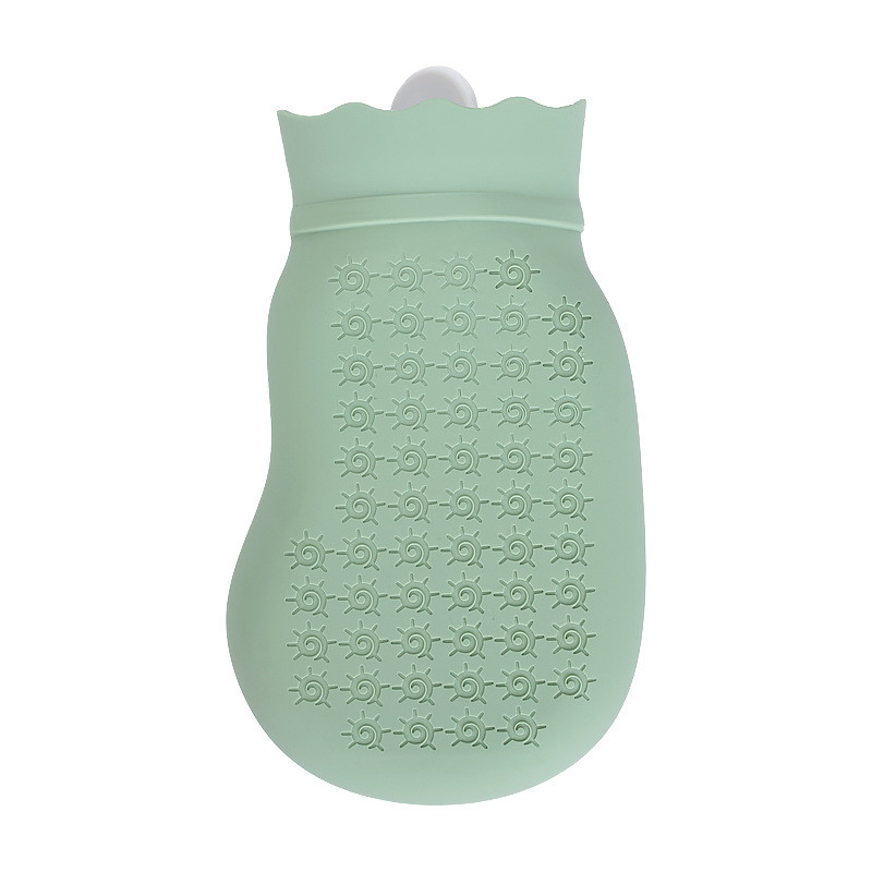 500ML Leakproof Rubber Hot Water Bottle With Soft Cover For Menstrual Bed Warming
