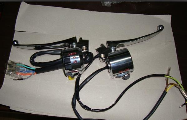 Buy cheap Honda Cd70 Chrome Motorcycle Handle Bar Switch With Brake Lever and Clutch Lever from wholesalers