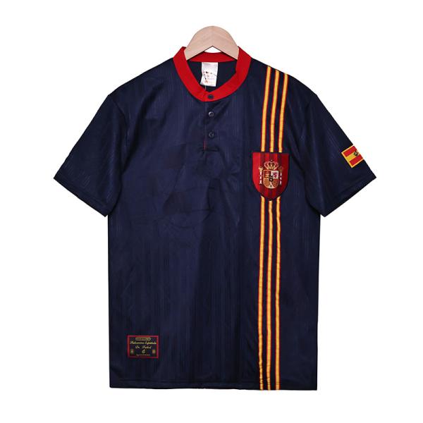 Buy cheap Spain Retro 1996 Away Football Jersey Classic Replica Customization from wholesalers