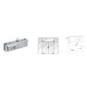 Buy cheap Glass Patch Fitting A-091, Material aluminium, steel, stainless steel, finishing satin, mirror from wholesalers