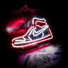 Buy cheap 14" x 8.5" Neon Jordan Sneaker Signage Shoe Glass Acrlic Neon Sign from wholesalers