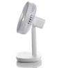 Buy cheap Small Rechargeable Table Fans PP 4000mAh Battery Operated Desk Fans from wholesalers