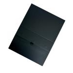Black Folding Packaging Gift Box Custom Foldable Box 245*160*73mm