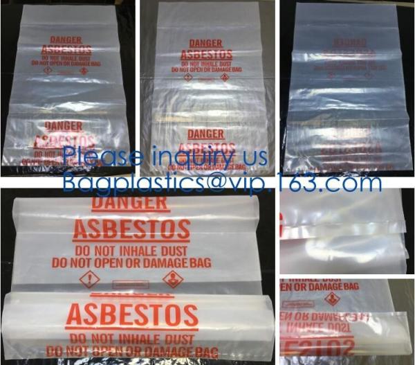Plastic Manufacturer Extra Large Heavy Duty Clear Asbestos Garbage Removal