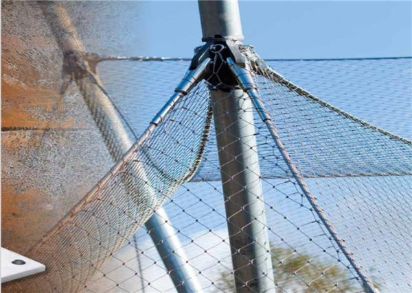 Buy cheap Soft Flexible Architectural Cable Mesh 2.0mm / Stainless Steel Rope Mesh Netting For Balcony from wholesalers