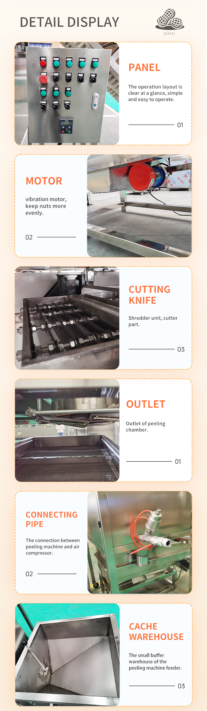 380V Sand Nut Snack Single Double Rotary Roller Seasoning Flavoring Production Line