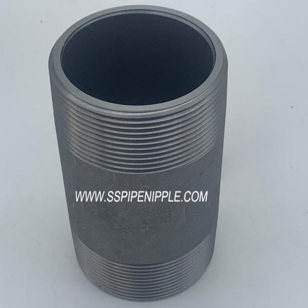 Buy cheap Good Ductility Black Steel Pipe Nipple 3" X 4" XH/SCH80 Easy To Operate from wholesalers