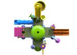 Commercial Water Park Equipment / Fun Splash Water Park 1 Year Warranty