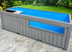 Beach Houses Steel European Luxury Swimming Pool Sale Cross Box Window Training