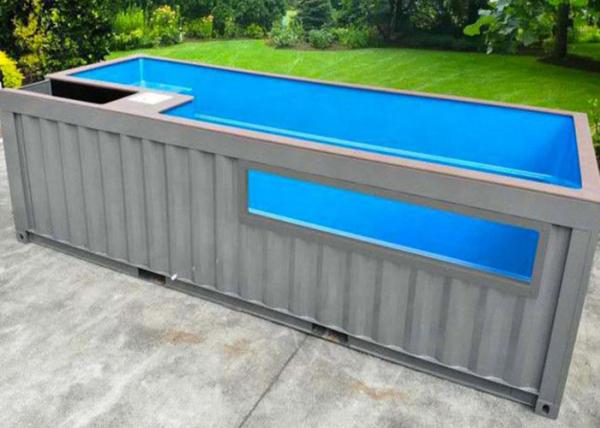 Beach Houses Steel European Luxury Swimming Pool Sale Cross Box Window Training