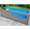 Buy cheap Beach Houses Steel European Luxury Swimming Pool Sale Cross Box Window Training Frame Wooden Prefab Swimming Pool from wholesalers