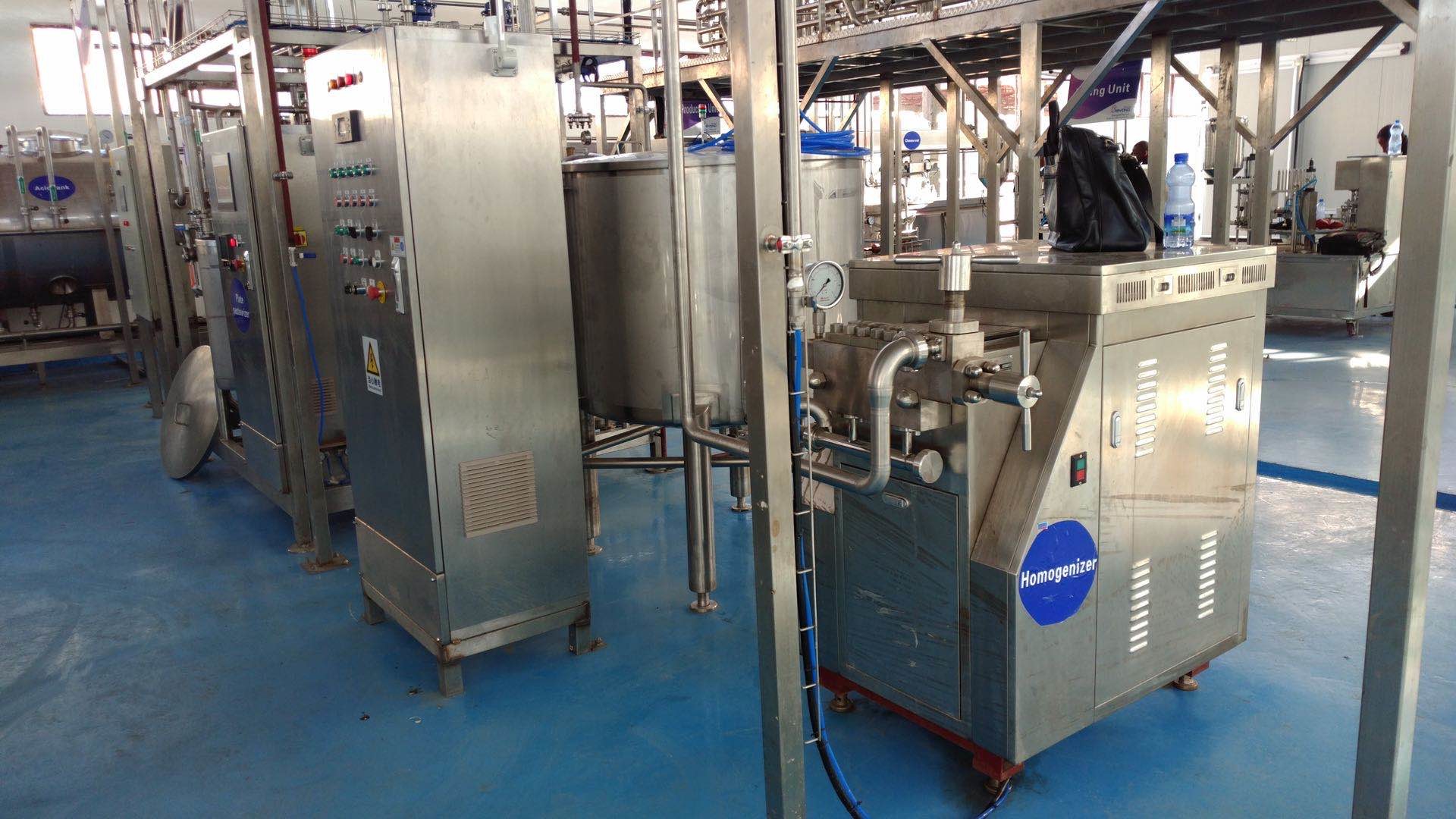 Pasteurized Milk Stirring 5000LPH Yogurt Processing Line