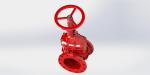 FM UL Standard Flange Grooved Resilient Seated Gate Valve