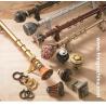 Buy cheap Hot selling delicate aluminum curtain rod pipe resin curtain finials from wholesalers