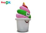 Custom 5mH PVC Inflatable Ice Cream Cone Model