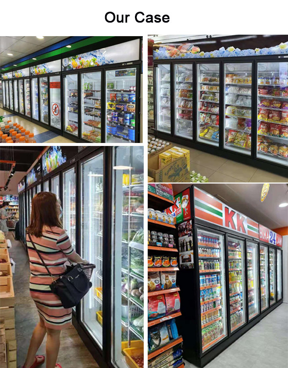 Upright Display Commercial Beverage Cooler Refrigerator