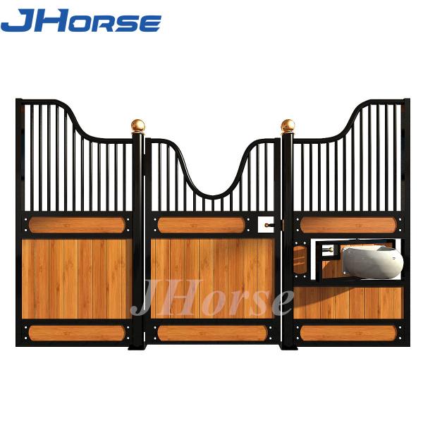 Buy cheap 3.5*2.2m Permanent Metal Steel Frame Bamboo Board Horse Stable Box Horse Stall Fronts from wholesalers