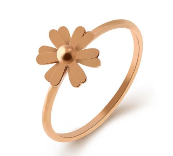 Buy cheap Small Daisy Decorative Ring Women Fashion Stainless Steel Jewelry from wholesalers