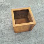 Rusty Red Large Flower Pots Outdoor Customized Style for Gardenscape Beautificat