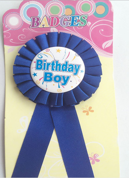 Manufacturer direct marketing horse iron cartoon chest, blank badge processing custom, festival celebration corsage.