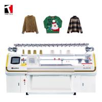Buy cheap Jersey Knit Fabric Sweater Flat Knitting Machine 80inch 5G Dual System product