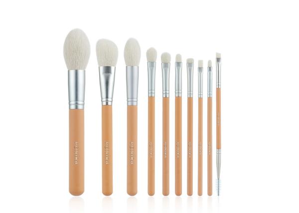 Buy cheap Vonira Beauty Custom Nude Pink Color Basic 10 Pieces Makeup Brushes Collection Set de Brochas de Maquillaje Profesional from wholesalers