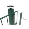 Buy cheap Green Pvc Coated 868 Double Twin Wire Fence Height 1880MM With 60MM Post from wholesalers