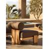 Buy cheap Anti Corrosion Teak Wood Sofa And Table Set For Outdoor Living Spaces from wholesalers