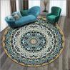 Buy cheap Customized Printed Ethnic Style Round Living Room / Hotel Carpet 200*200cm from wholesalers