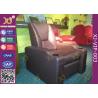 Buy cheap Leather Upholstery Media Room Furniture Home Theater Sofa Seating With Drink Holder from wholesalers