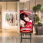 Network Portable Rotation Gear Electronic Advertising Display Screens Remote