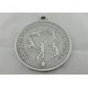 Buy cheap 50 Diameter BLV Die Cast Medals For Pentathlon / Antique Silver Plating from wholesalers