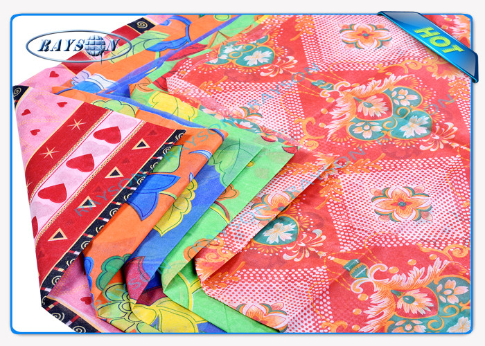 Eco friendly and Recyclable PP Spun Bond Non Woven Fabric with Colourful Printing Pattern