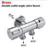 Buy cheap G1/2 Brass Angle Valve For Toilet Bathroom Bibcock Water Tap Modern from wholesalers
