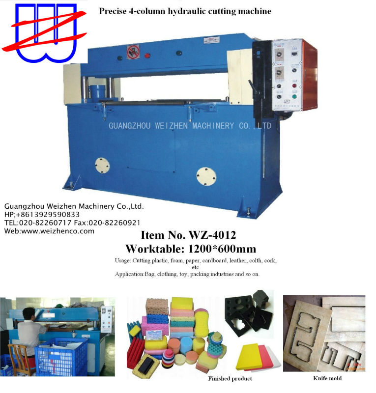 100 t Hydraulic Die Cutting Molding Machine for Sponge Mattress Pillow Foam Sheet