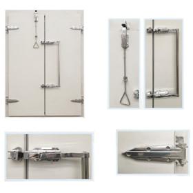 Buy cheap 100mm Cold Storage Double Door Cold Room Swing Door from wholesalers