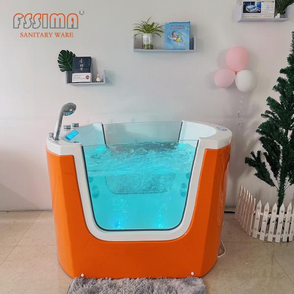 Buy cheap White Freestanding Massage Bathtub Hydromassage Baby Whirlpool Spa Bathtub from wholesalers